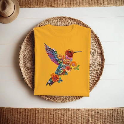 Le HUMMINGBIRD #3 \ T-shirt d’oiseau mignon \ Tee-shirt tendance \ Tee-shirt amoureux des animaux \ Amoureux de la nature \ Cadeau amoureux des oiseaux \ Cadeau pour elle \ Cadeau d’anniversaire