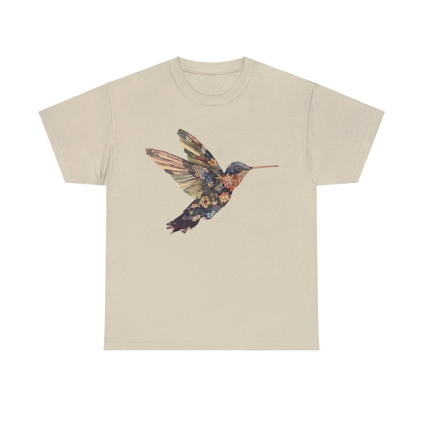 Kolibri Vogel T-Shirt Floral Kolibri Shirt Tier Liebhaber T-Shirt Vogel Liebhaber T-Shirt Frühling Vögel Mandala Kolibri Bauernmarkt Shirt