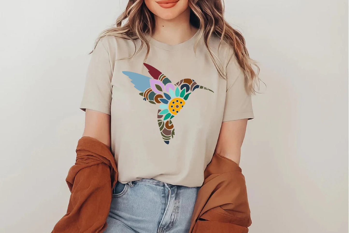 Chemise colibri, T-shirt oiseaux aquarelle, tee-shirt nature, colibri aquarelle, chemise d’oiseau, amoureux des colibris, tee-shirt tendance, chemise d’amoureux des oiseaux