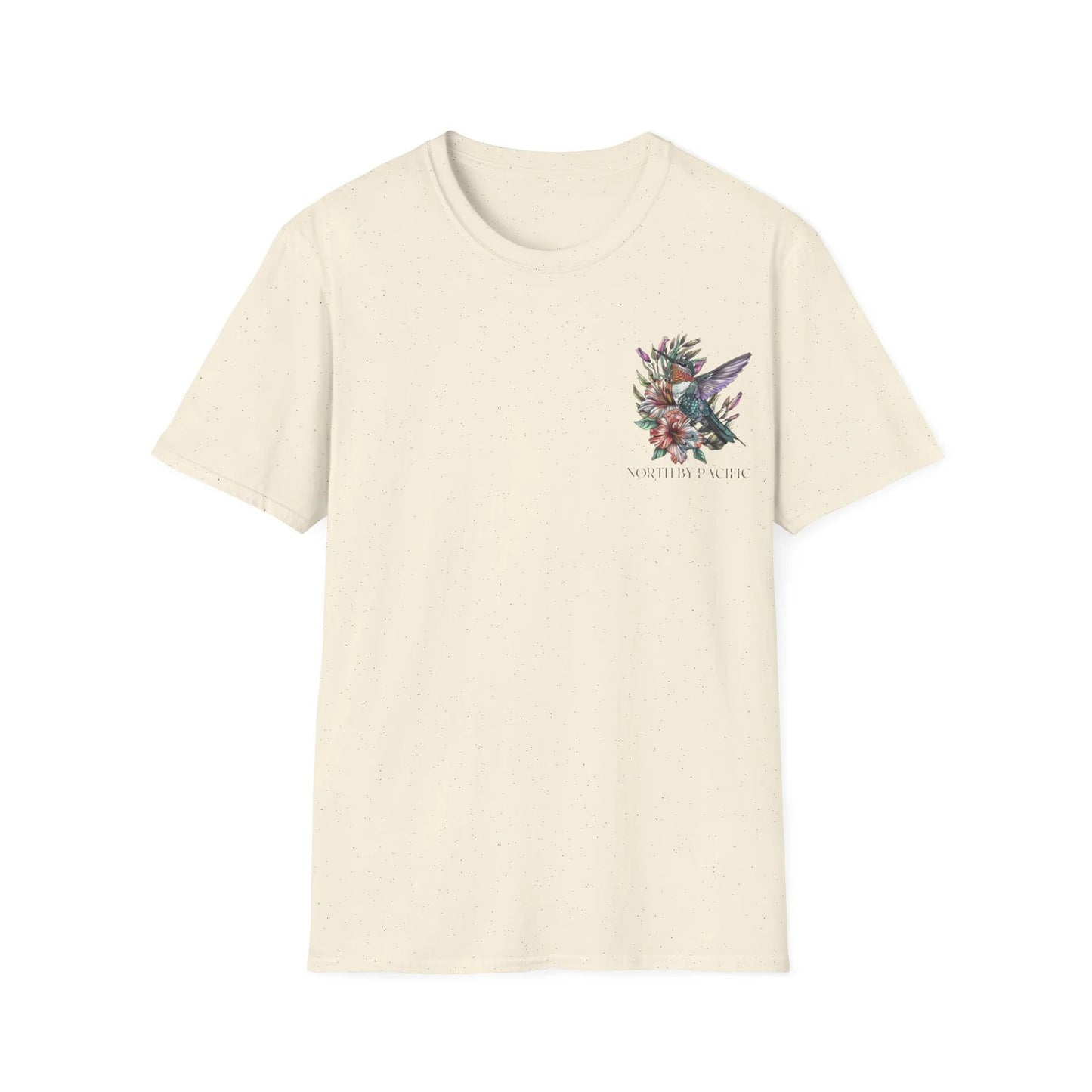 T-shirt colibri vintage écologique - Chemise florale - Tee d’observation des oiseaux, Cadeau amoureux de la nature, Cadeau amoureux des animaux