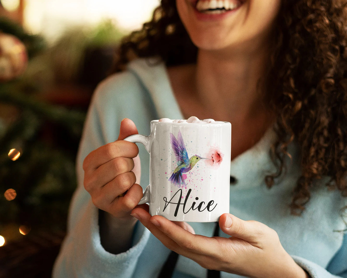 Hummingbird Mug, Hummingbird Coffee Mug, Humming Bird Gifts - Personalized Gifts - Bird Lover Gifts - Bird Mug - Hummingbird Gifts for Women