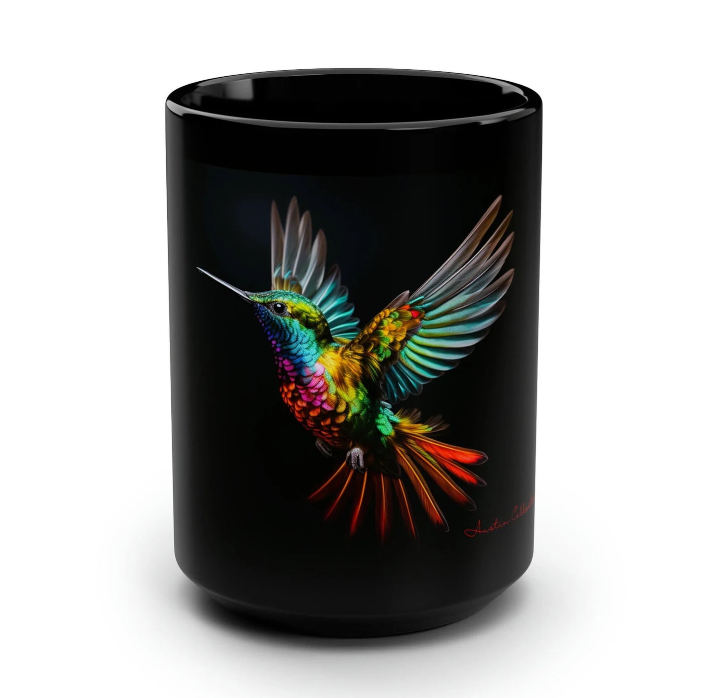 Becher Kolibri Kaffeetasse bunte Becher Geschenkartikel Geschenk für sie Weihnachtsgeschenk Vogelliebhaber