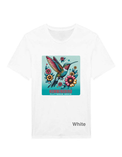 Chemise colibri, chemise florale, chemise à fleurs, amoureux des oiseaux, t-shirt inspirant, t-shirt de soins personnels, chemise de positivité, t-shirt de méditation