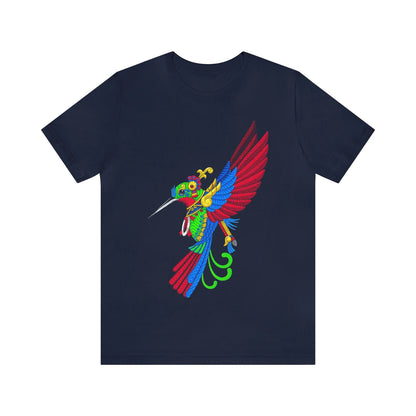 Kolibri Shirt Azteken Kunstdruck Kolibri Druck mexikanisches T-Shirt Kolibri Geschenke mexikanisches Shirt Männer Vogel Shirt Männer regalo para hombre