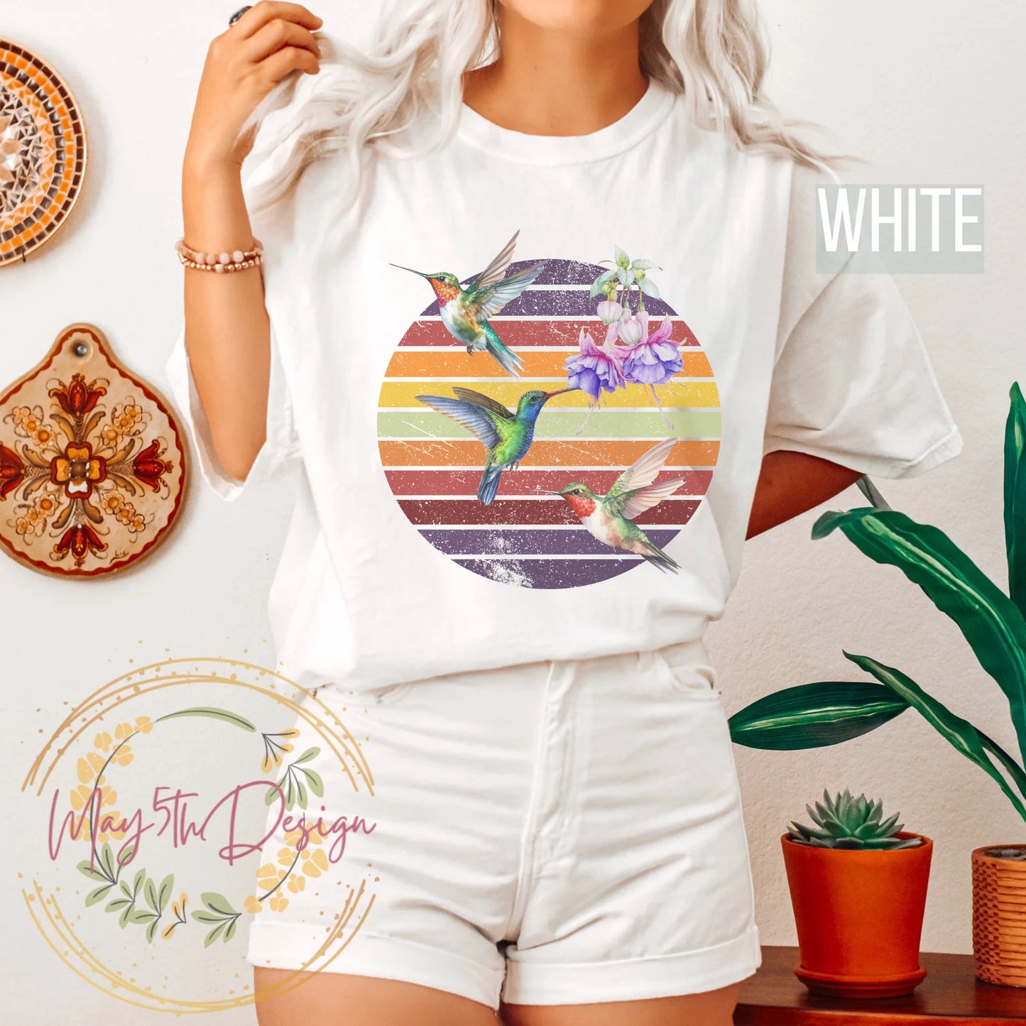 Kolibri Geschenk, Kolibri Print, Vogel Liebhaber Shirt Floral Kolibri, Natur Liebhaber Shirt, Vogel Liebhaber Geschenke, Botanisches Shirt, Tier T-Shirt