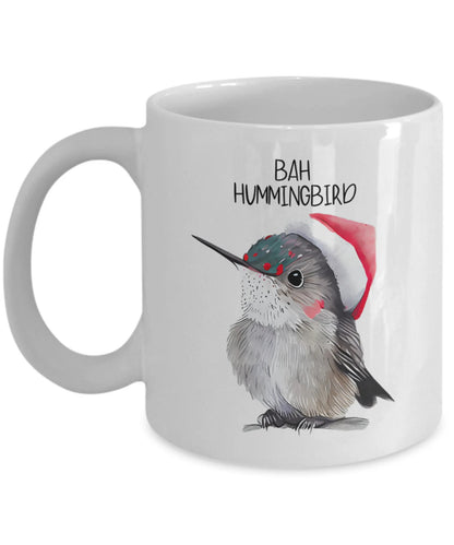 Hummingbird Mug, Hummingbird Lover, Christmas Hummingbird, Cute Hummingbird, Humming Bird Gift, Funny Hummingbird Mug, Birdwatcher Mug