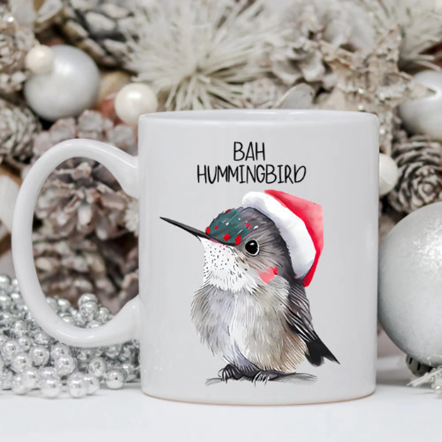 Hummingbird Mug, Hummingbird Lover, Christmas Hummingbird, Cute Hummingbird, Humming Bird Gift, Funny Hummingbird Mug, Birdwatcher Mug