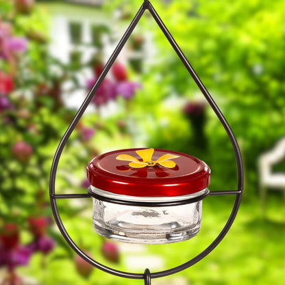 Unique Hanging Glass Hummingbird Feeder - Premium Garden Decor, Perfect Gift for Bird Lovers