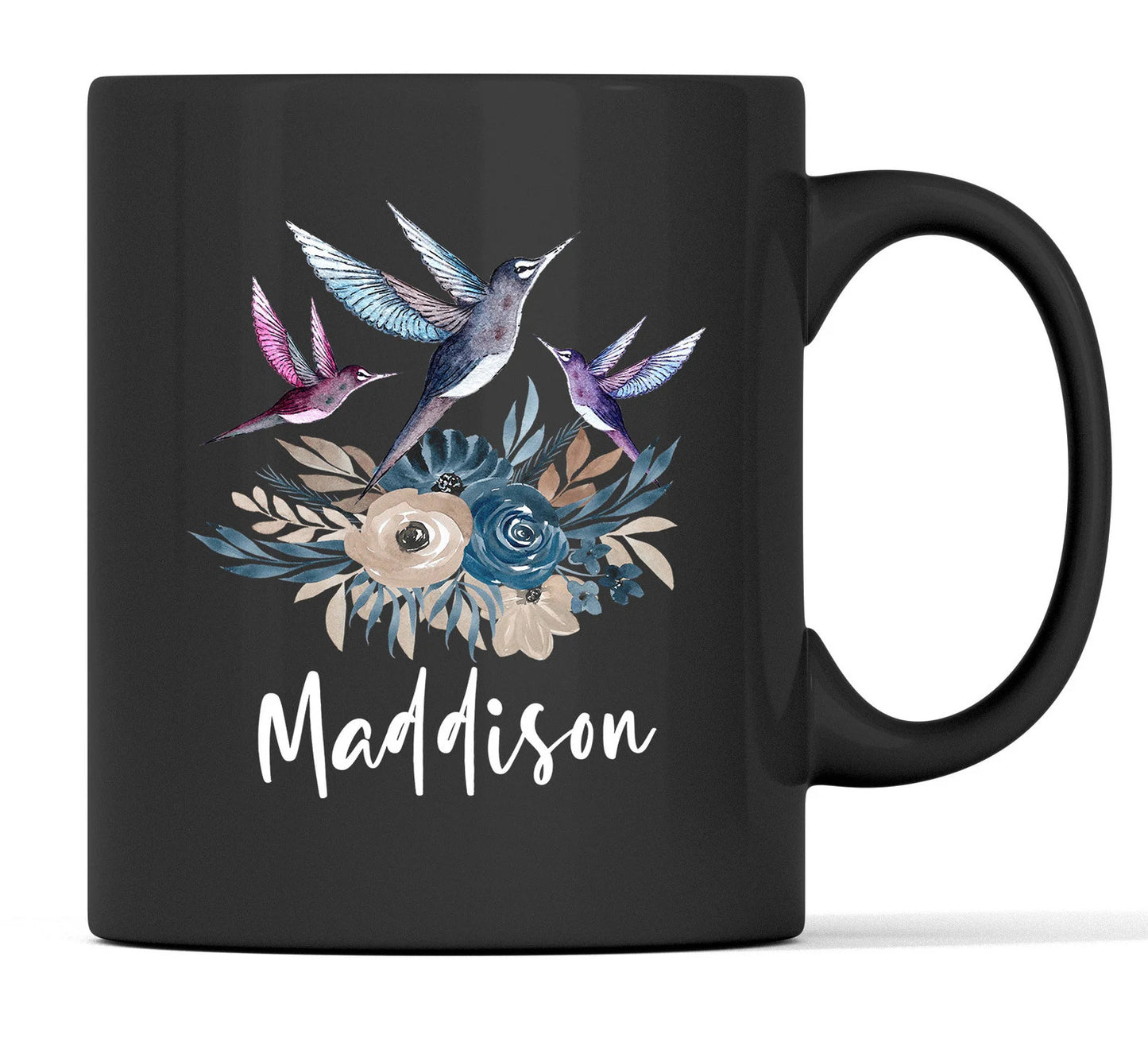 Tasse de colibri, tasse d’oiseau personnalisée, cadeaux de colibri pour les femmes, tasse de nom personnalisée, amateur de colibri, cadeau de colibri