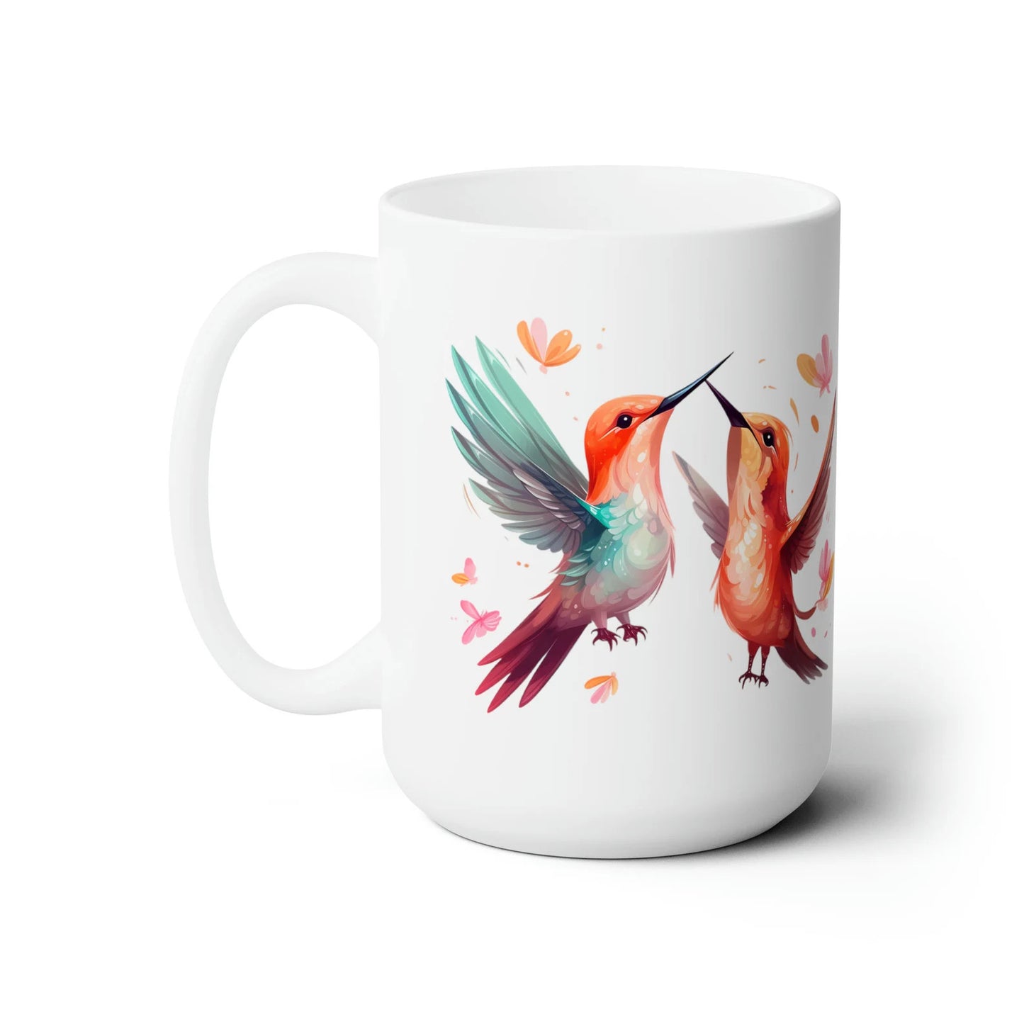 Tasse à café colibris, tasse à thé pour oiseaux, grande tasse cadeau, cadeau amoureux de la nature