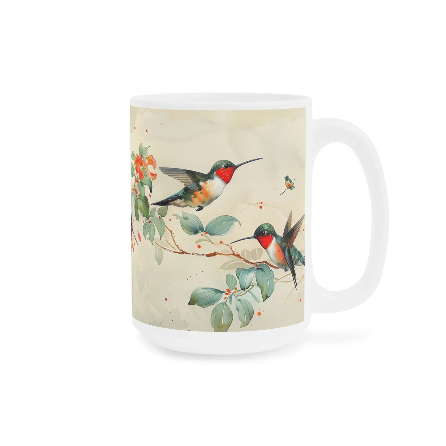 Hummingbird Mug, Bird Decor, Pretty Bird Mug, Hummingbird Coffee Cup, Pet Hummingbird, Gift Mugs, Bird Gift Mug, Colourful Mug